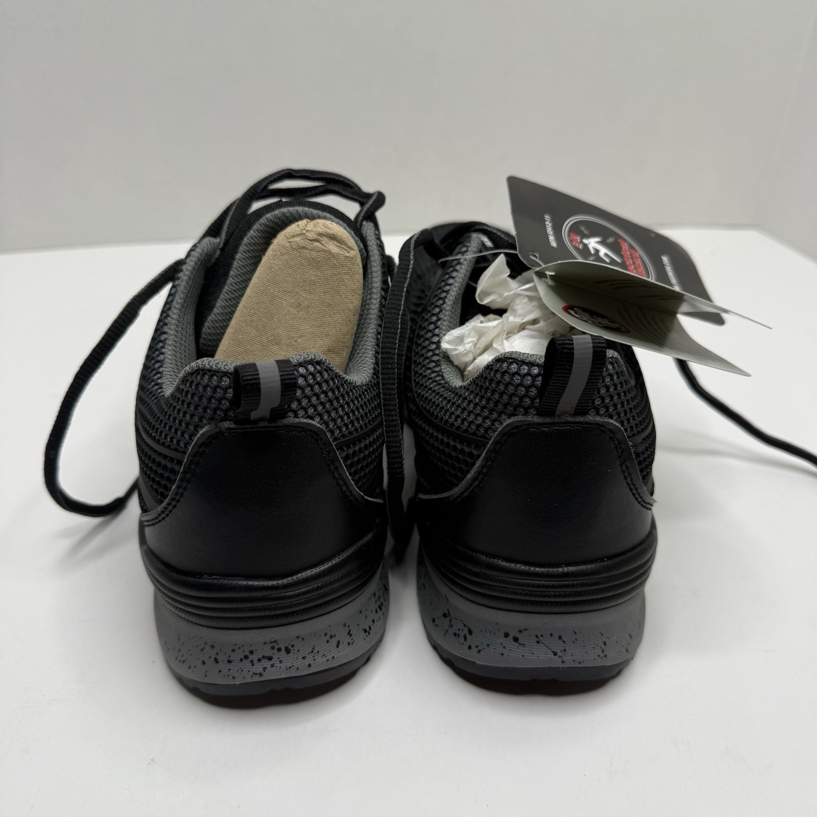 Skechers Work Bulklin Lyndale EH Comp Toe Shoes Women’s 8 Black Gray New
