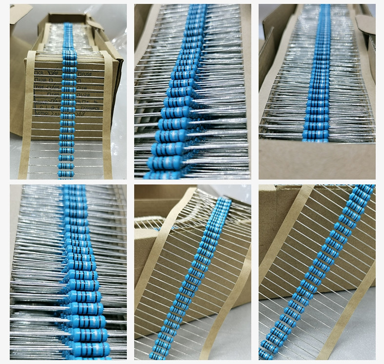 2600 pcs 1/4W ±1 % 130 Value Resistor Assortment Kit (1 ohm – 3M ohm)