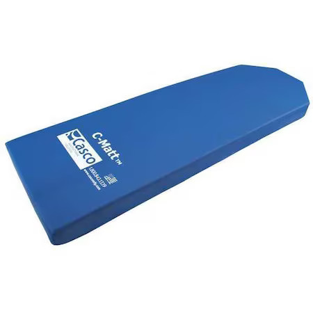 C-Matt H10133 Stretcher Pad, 76X4x29in, Foam, 2Taper Crnr