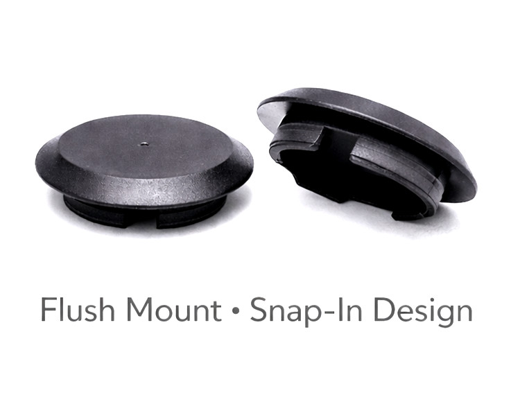 Auto Body Snap-In Hole Plugs Choose Size PE Flush Panel Covers Firewall MRO
