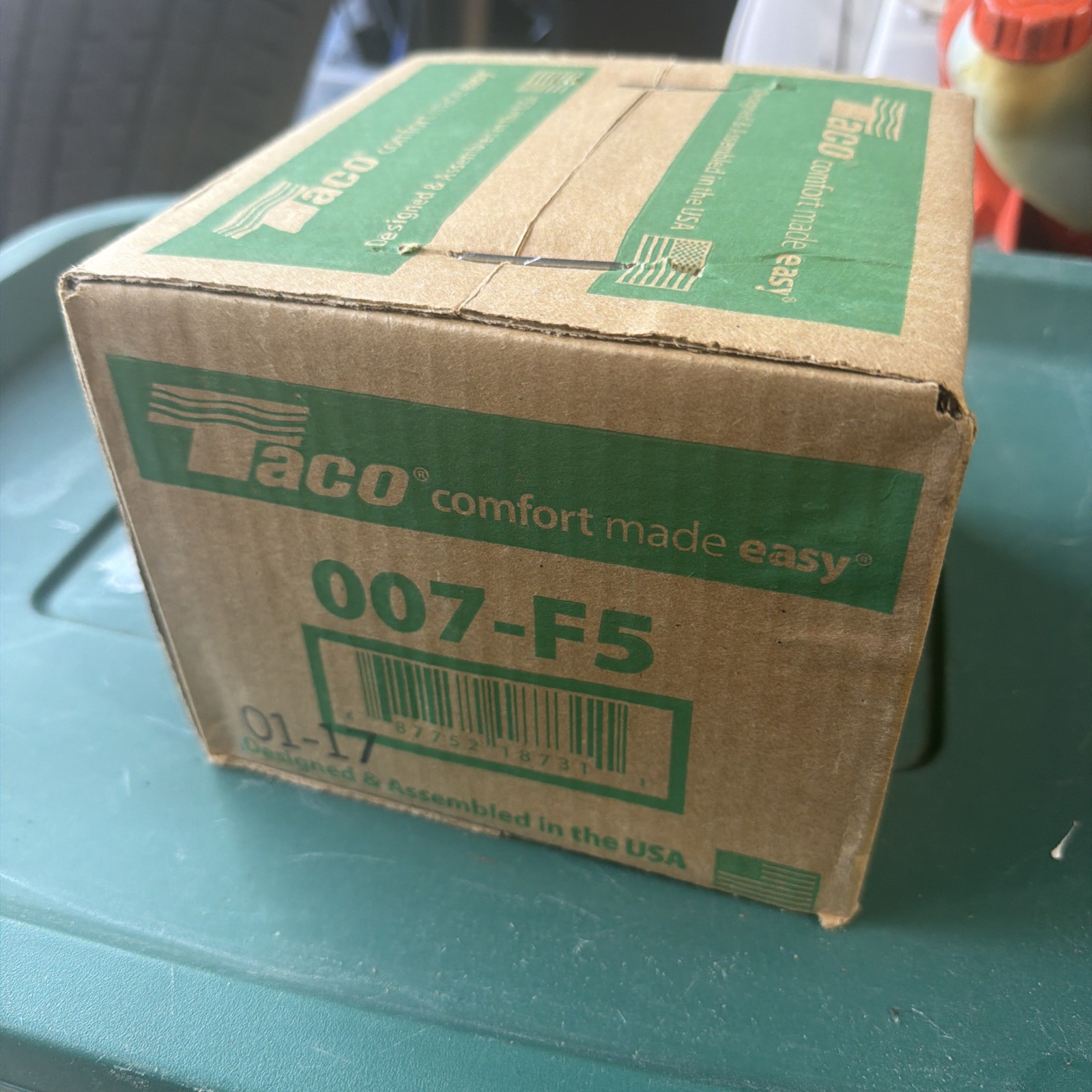 Taco 007-F5 Cast Iron Circulator, 1/25 HP