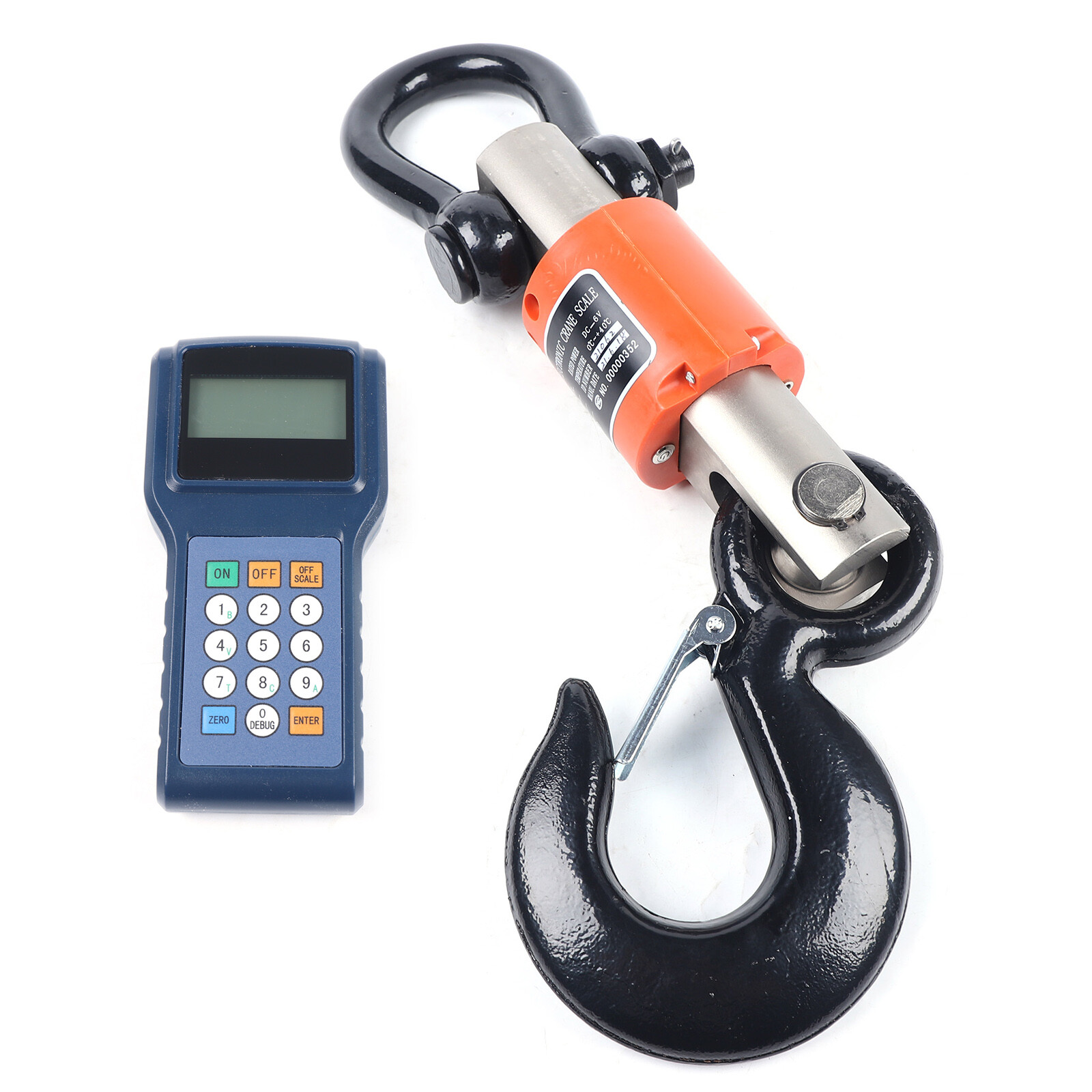 10Ton/10000Kg Electronic Digital Hanging Crane Scale Wireless Remote Lift Scale
