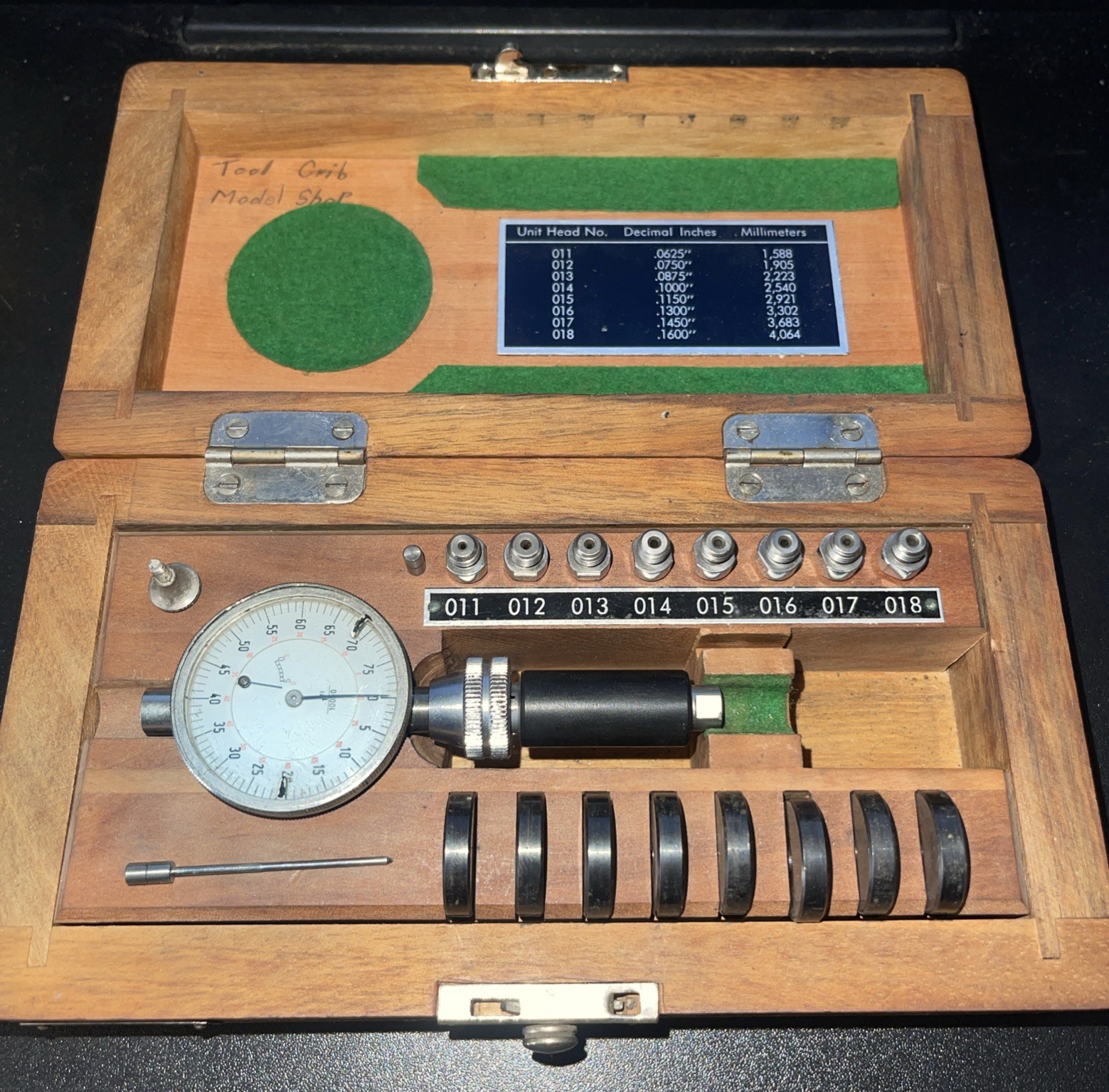 Diatest Split Ball Bore Gage .0625″–.1600″ Dial Indicator, 011-018