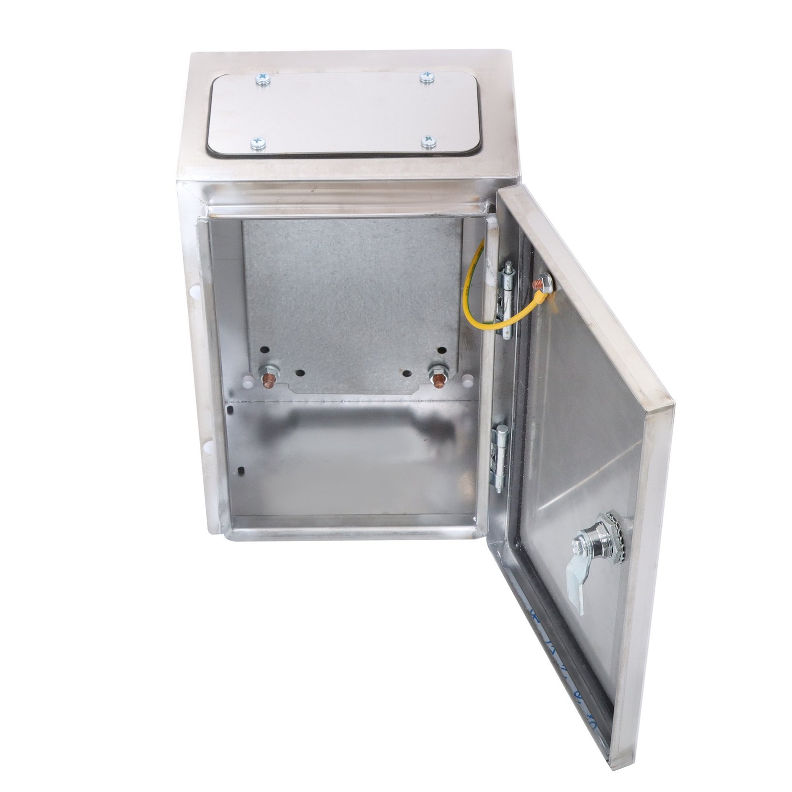 12x8x6″ Stainless Steel Electrical Enclosure NEMA 4X Junction Box Wall-Mounted