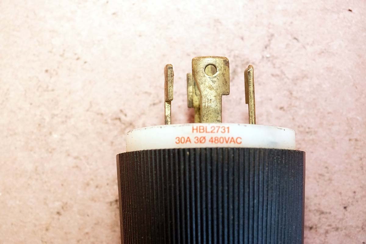 Hubbell HBL2731 30 Amp 480 VAC Plug