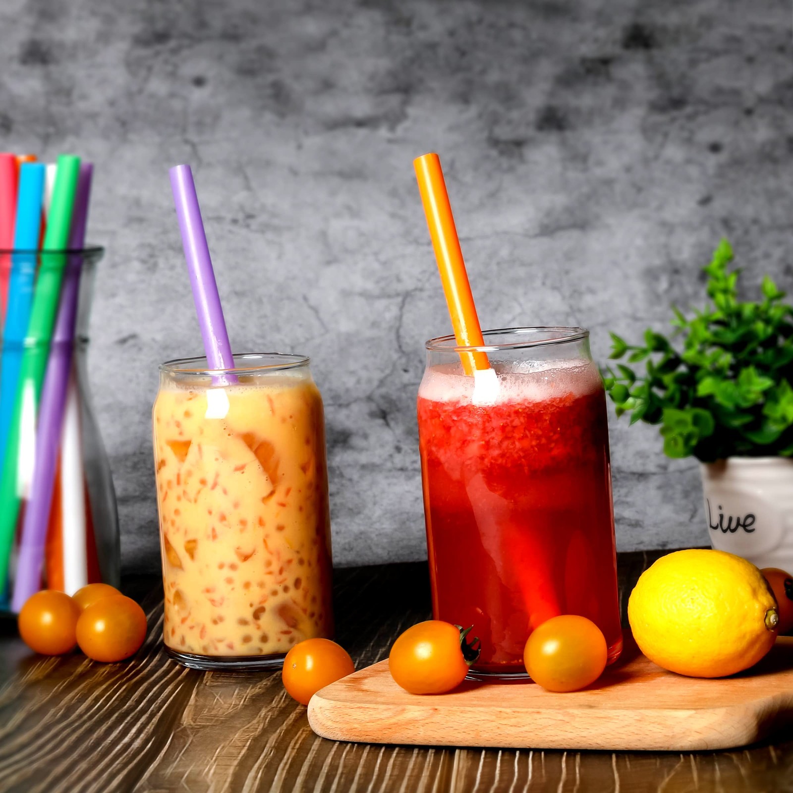 50 Pcs Jumbo Smoothie 50 Count (Pack of 1), Assorted,Color Random