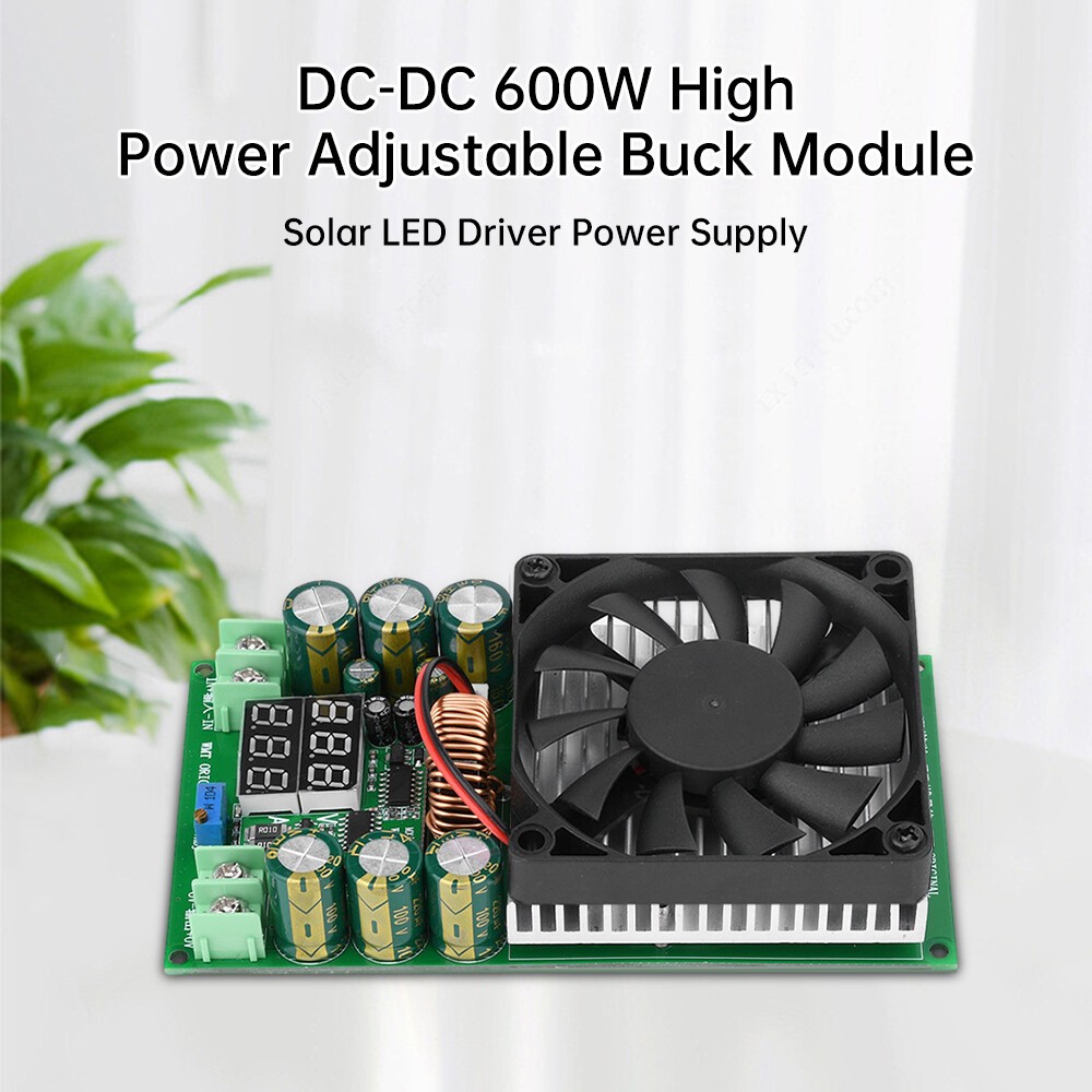 600W 30A DC-DC Step Down Module CV CC Adjustable Buck Converter 84-120V NEW