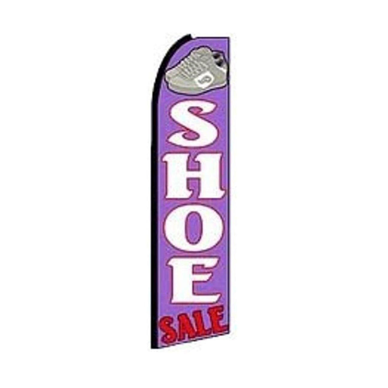 Shoe Sale Swooper Flutter Feather Flag | 3ft W x 11.5ft Tall