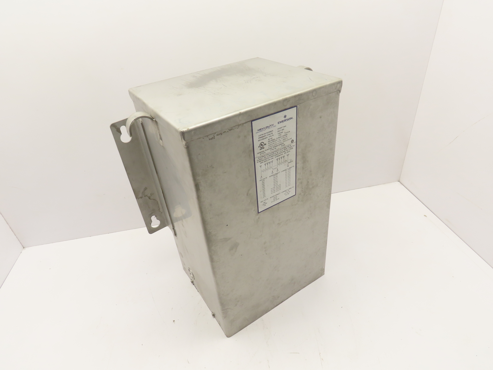 HSS5F7.5AS Sola Transformer 240/480 Primary 120/240VAC Secondary7.5kVA SS 3R 1PH