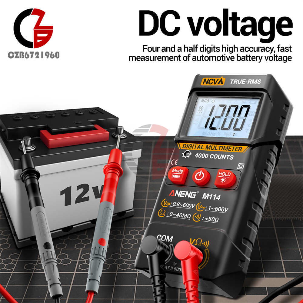 ANENG Digital Multimeter Automatic Voltmeter NCV Resistance Electrician Tester