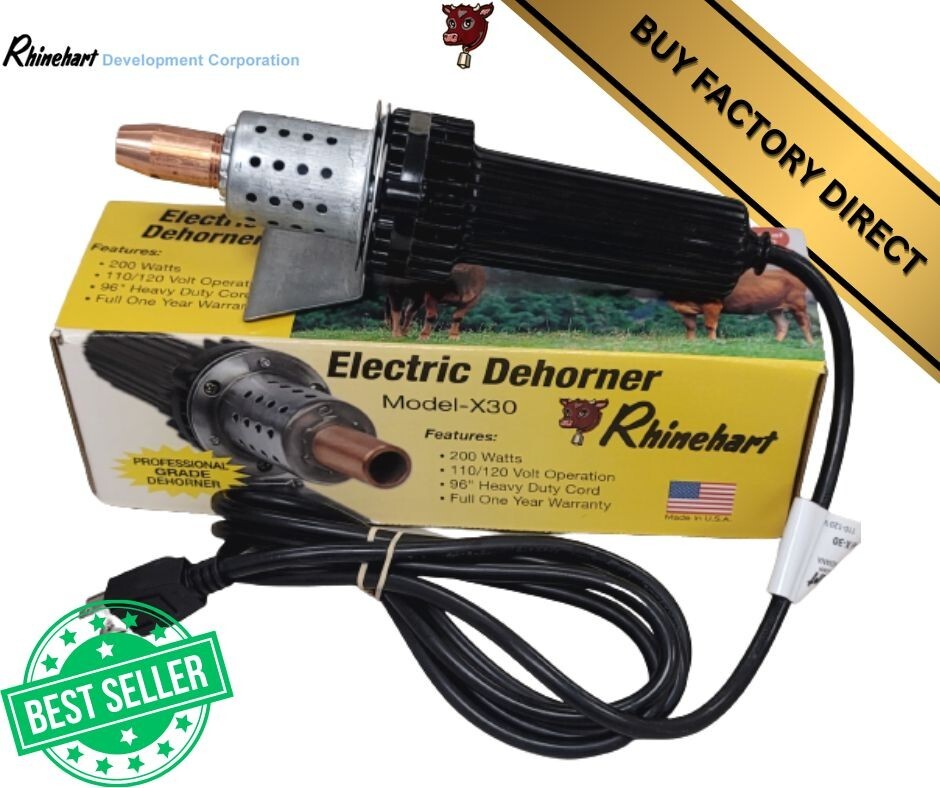 Rhinehart Factory Direct Electric Dehorner X30 00338 3/8 Tip