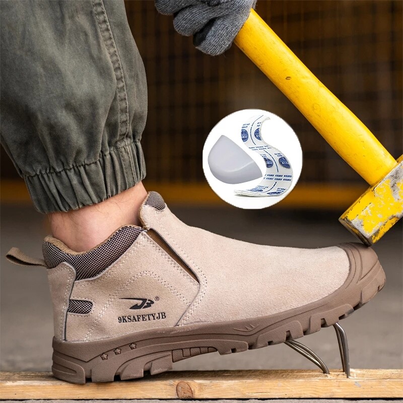 Indestructible Sneaker Non-slip Mens Composite Toe Anti-Hot Welders Protective