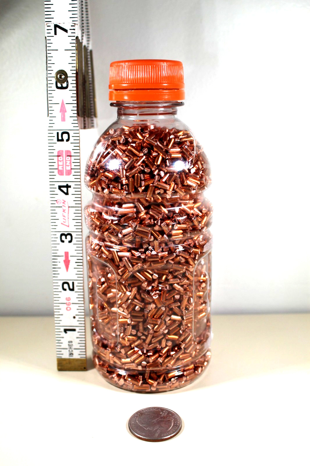 4 lbs Chopped Copper, 99.9% Pure – #10 and #12 Wire, 1/8″ to 1/4″ Lengths