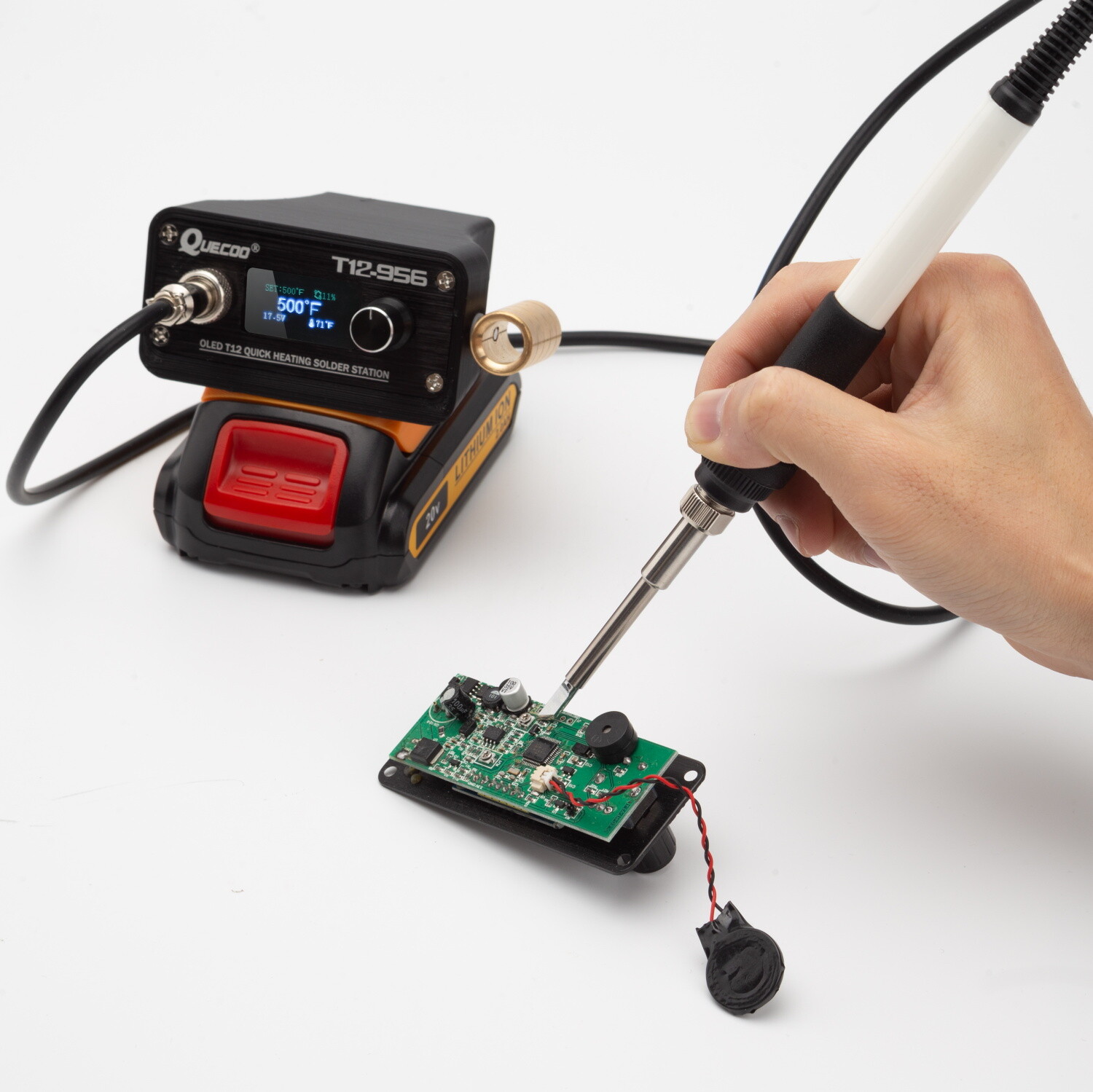 For Dewalt 20V Battery Portable Soldering Iron Cordless Soldering Station DIY