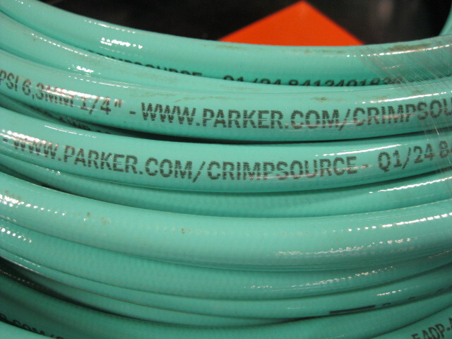 Parker Parflex 1/4″ ID FDA approved Water Hose 540P-4 2750 PSI – By the Foot