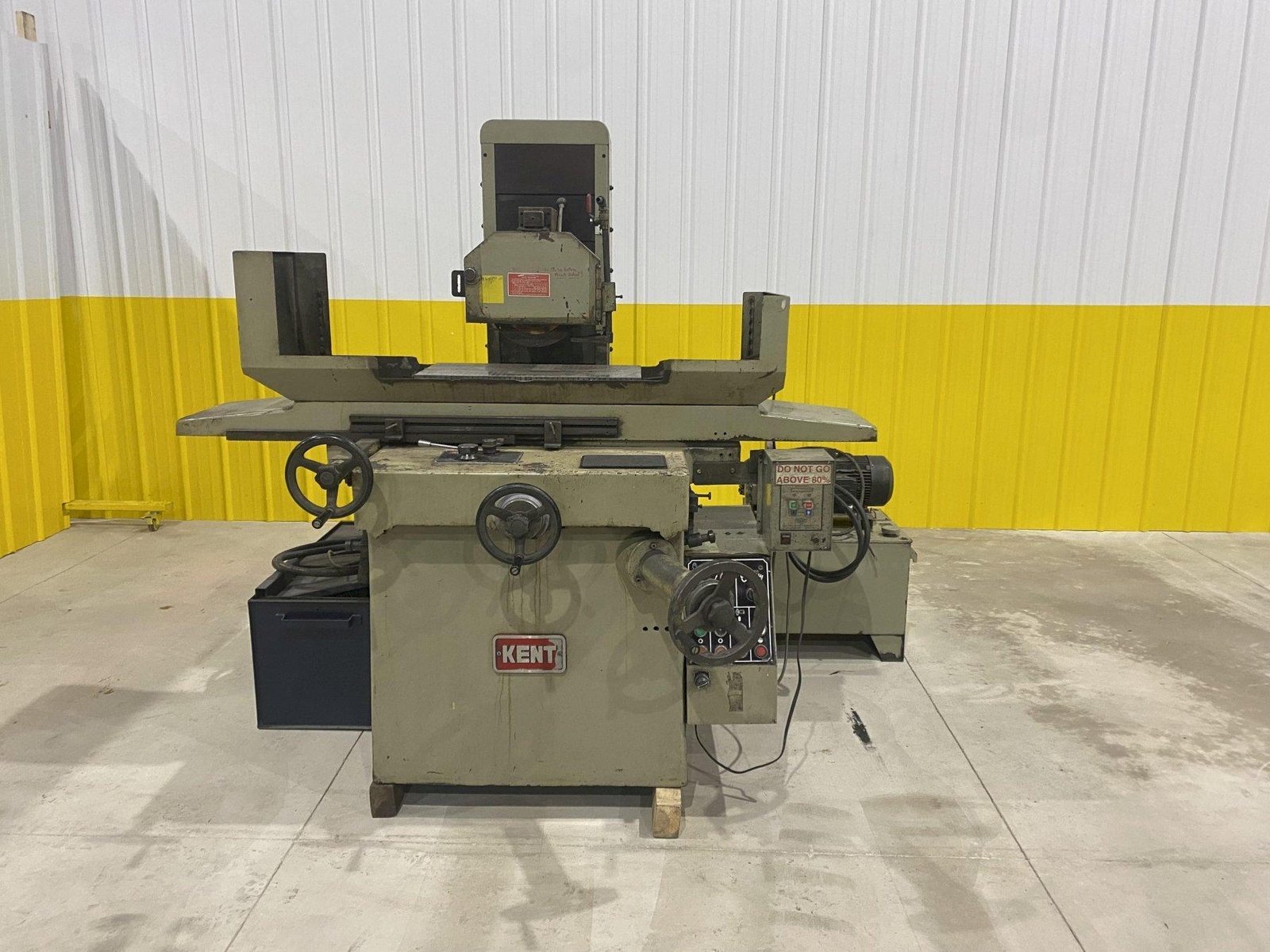 12″ x 24″ KENT MODEL #KGS-300AH AUTOMATIC HORIZONTAL SURFACE GRINDER: STOCK 2005