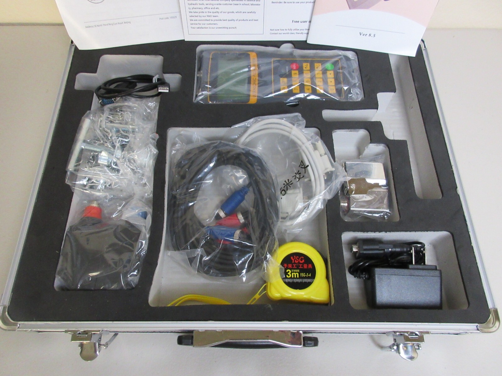 Bonvoisin TDS-100H Handheld Ultrasonic Flowmeter (Brand New)