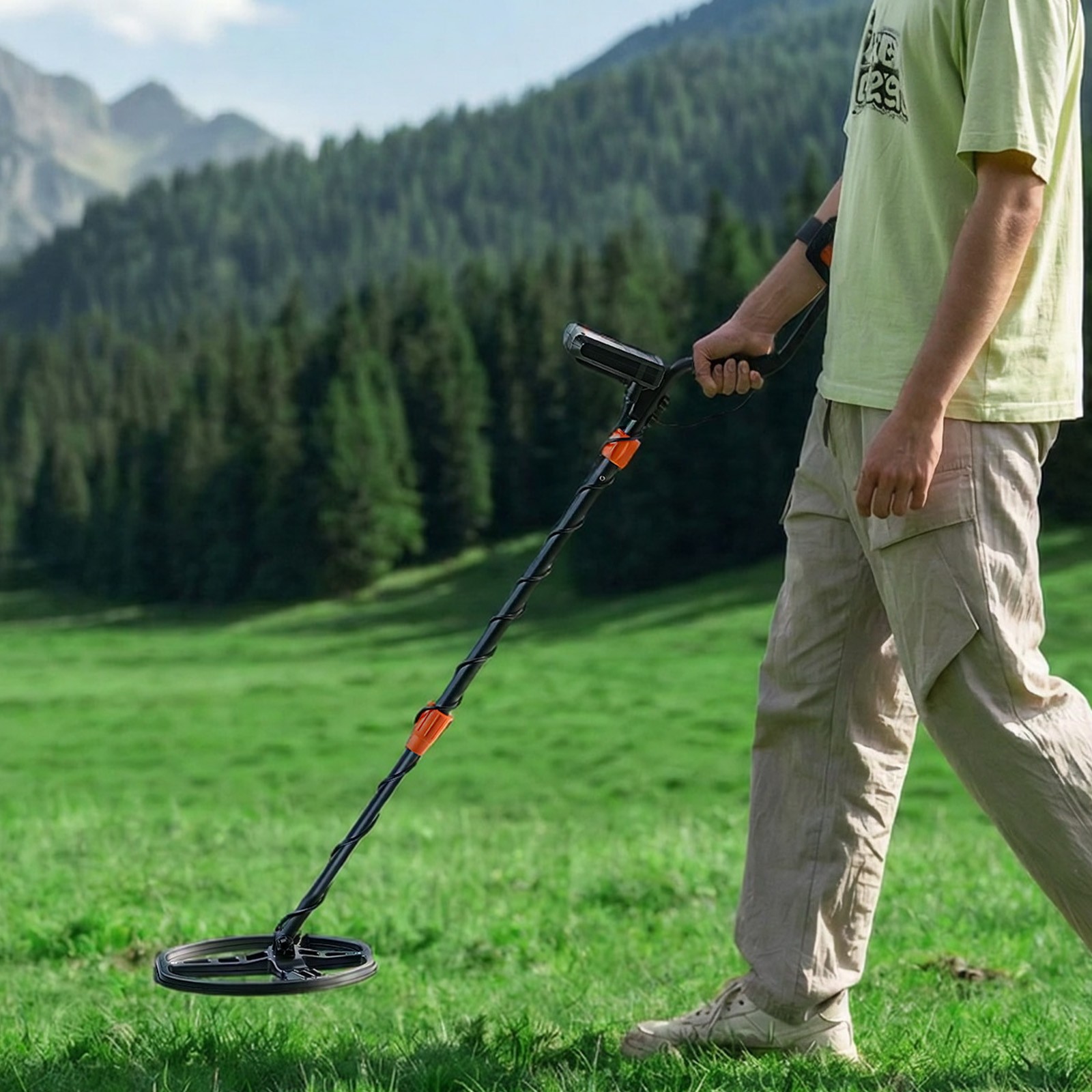 VEVOR Metal Detector for Adults 10″ Professional Gold Detector Waterproof Coil