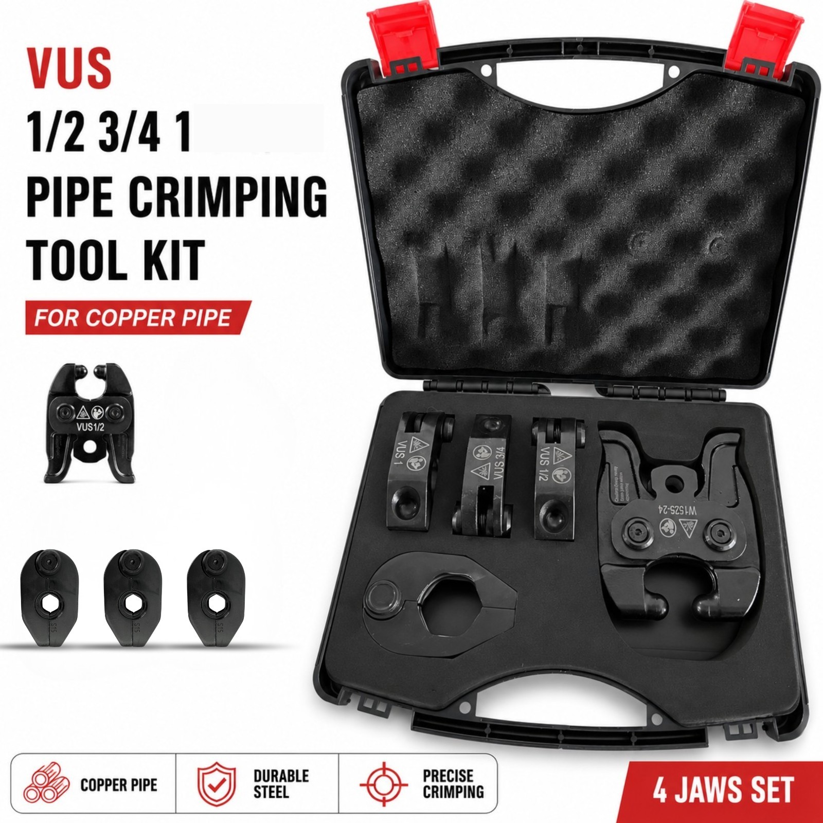 Press Ring Jaw Compatible with Milwaukee M12 2473