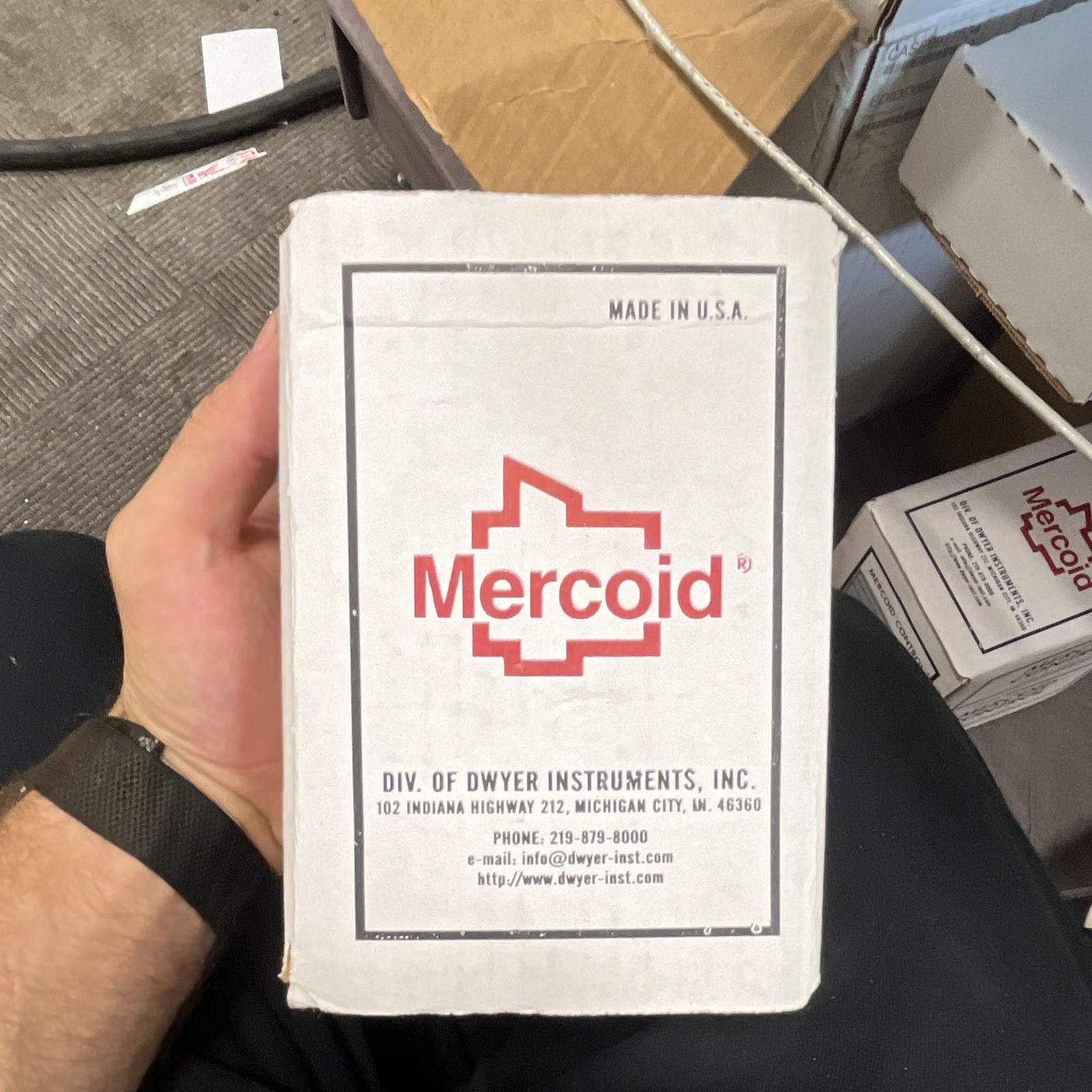 Mercoid CD-150 Refrigeration Controller Pressure Switch 120V AC 15A On/Off