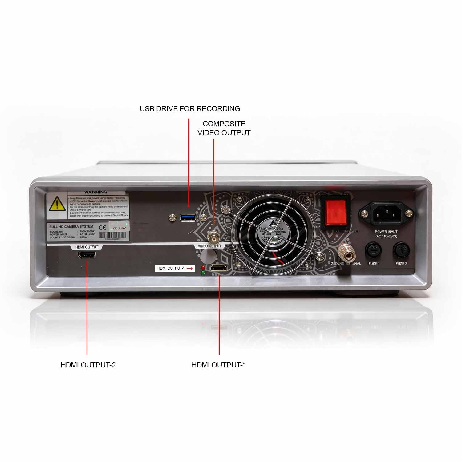 Full HD Endoscopy Laparoscopic Camera with 120W Endoscope Cold LED Light Source
