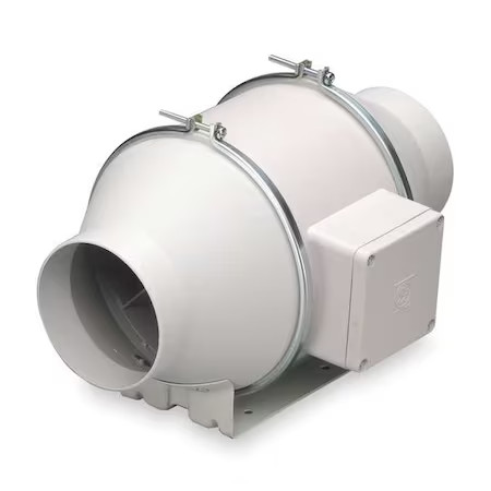 Soler & Palau Td-200 Mixed Flow Duct Fan, 8 In. Dia.