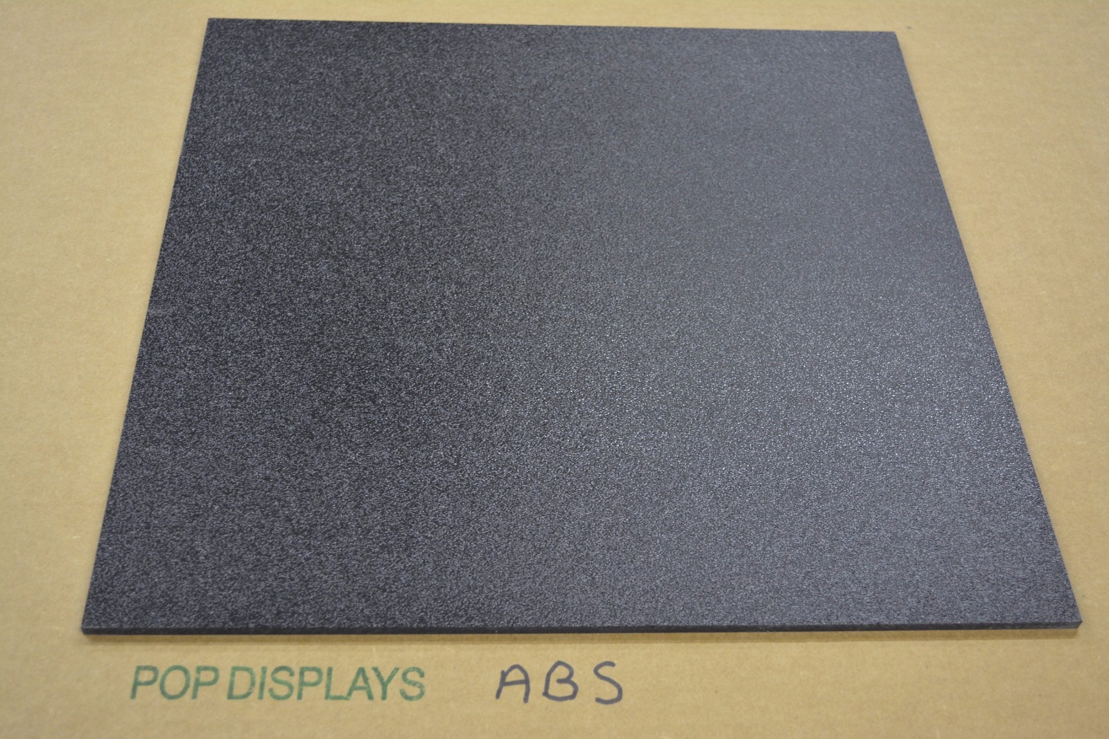 ABS Plastic Black Sheet Vacuum Forming 3/8″ x 12″ x 8”