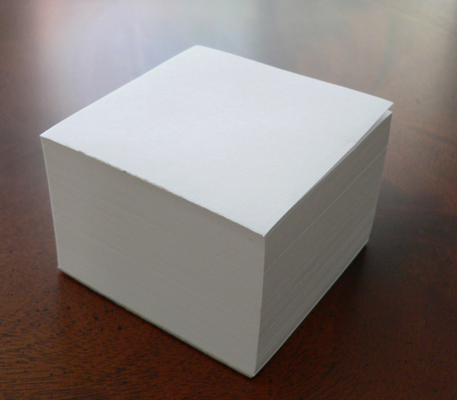 Blank Note Paper Cubes – Padded/Glued on 1 side – 3 1/2″ x 3 1/2″