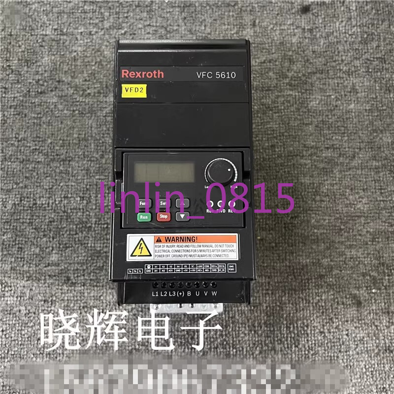 1Pcs Used Rexroth inverter VFC5610-2K20-3P4-MNA-7P 2.2KW 380V