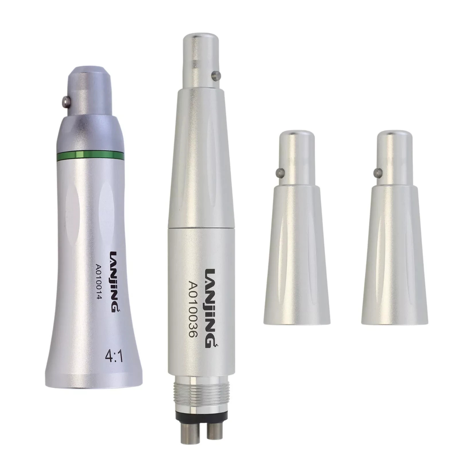 Dental Hygienist Prophy Handpiece Integrity Air Motor 4 Holes 3 Nose Cones Kit
