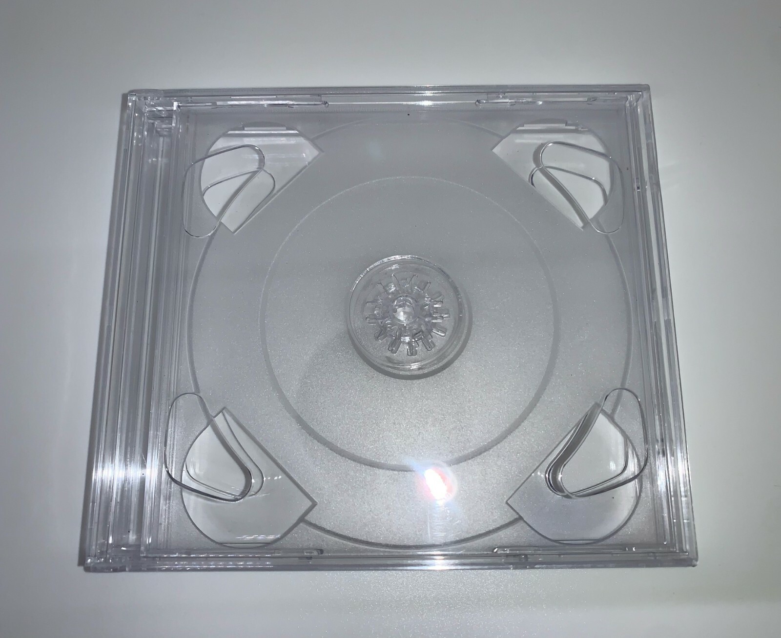 1 24MM MULTI-6 DISC CD JEWEL CASE W/ CLEAR TRAY GF6 FREE SHIPPING