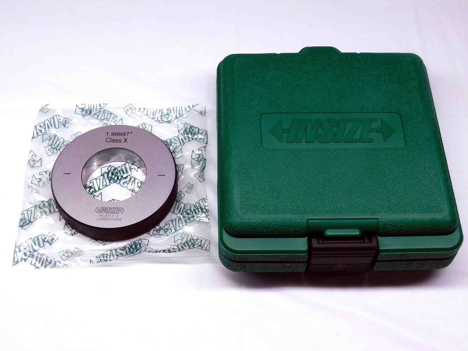 INSIZE 2″ CLASS X MASTER PLAIN BORE SETTING RING GAGE 2.0 ONSIZE 50.8mm #6313-2