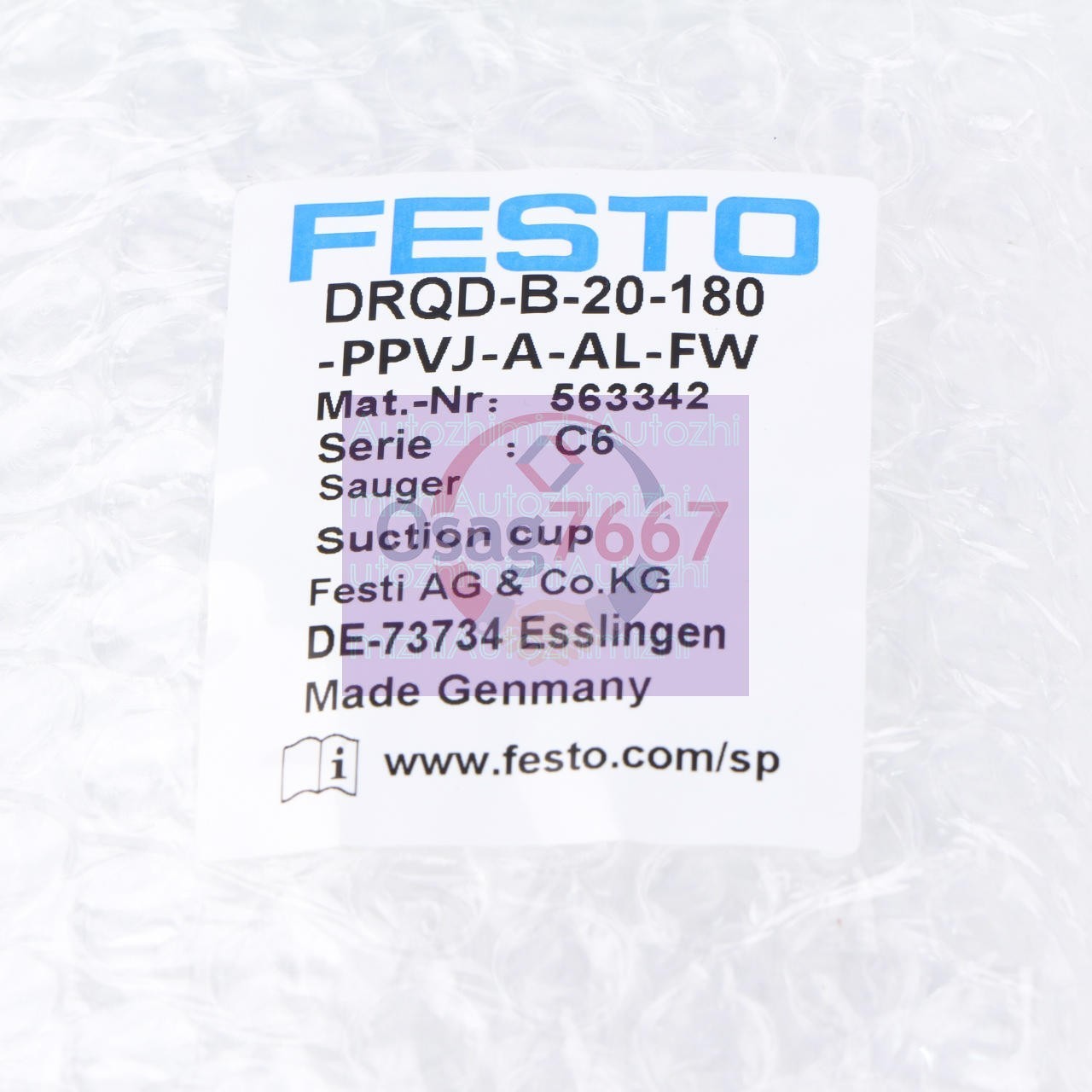 New DRQD-B-20-180-PPVJ-A-AL-FW 563342