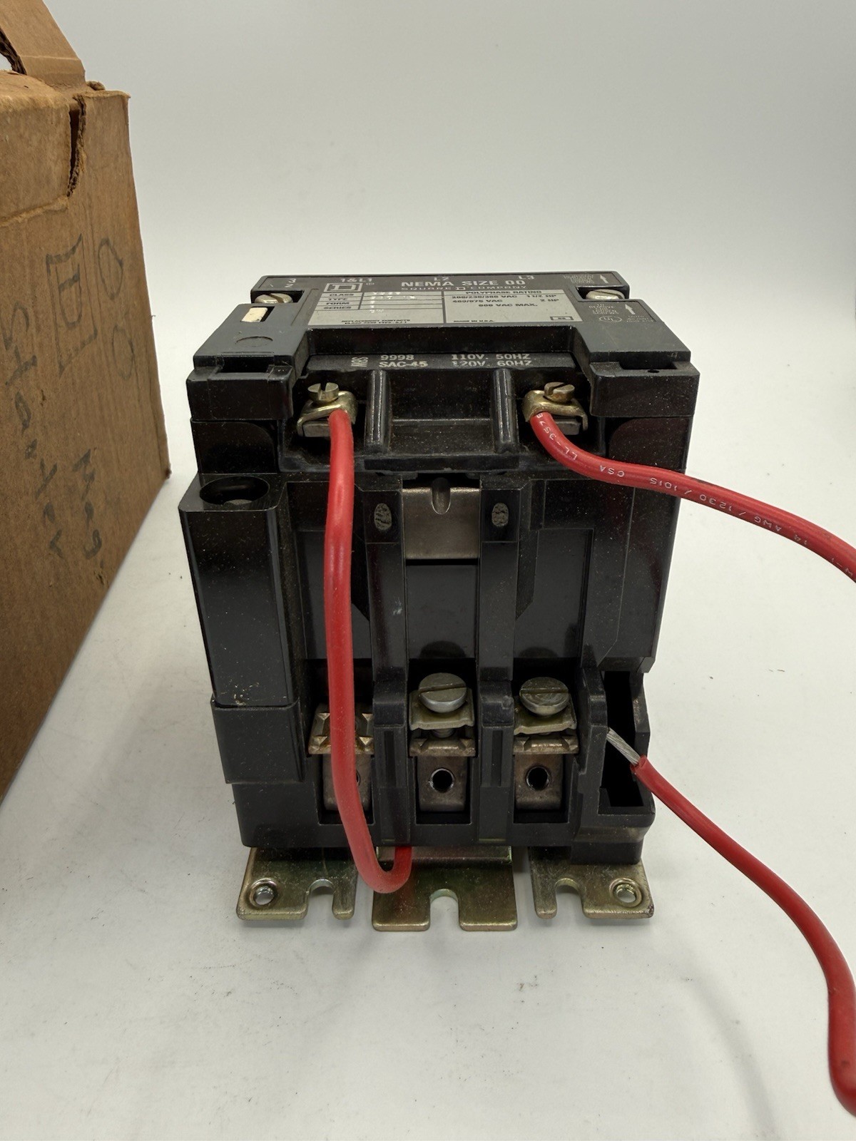 BRAND NEW – SQUARE D CONTACT KIT NEMA SIZE 00 8536 SA012
