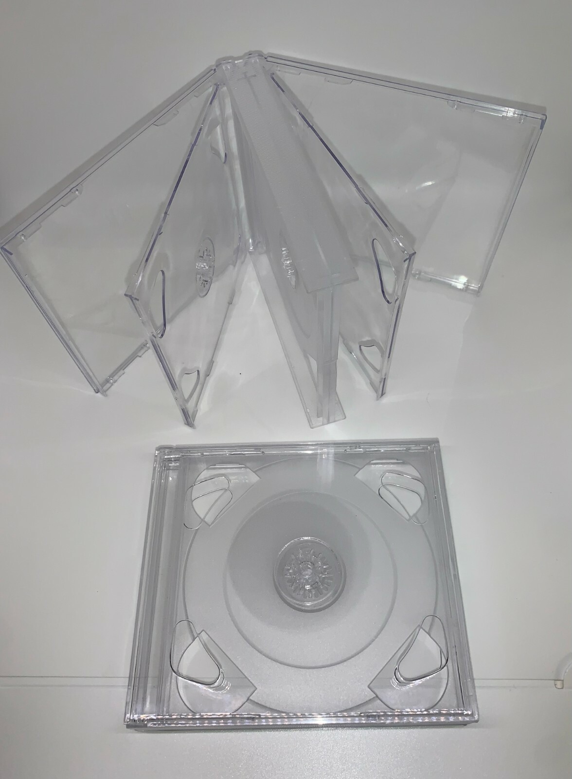 1 24MM MULTI-6 DISC CD JEWEL CASE W/ CLEAR TRAY GF6 FREE SHIPPING