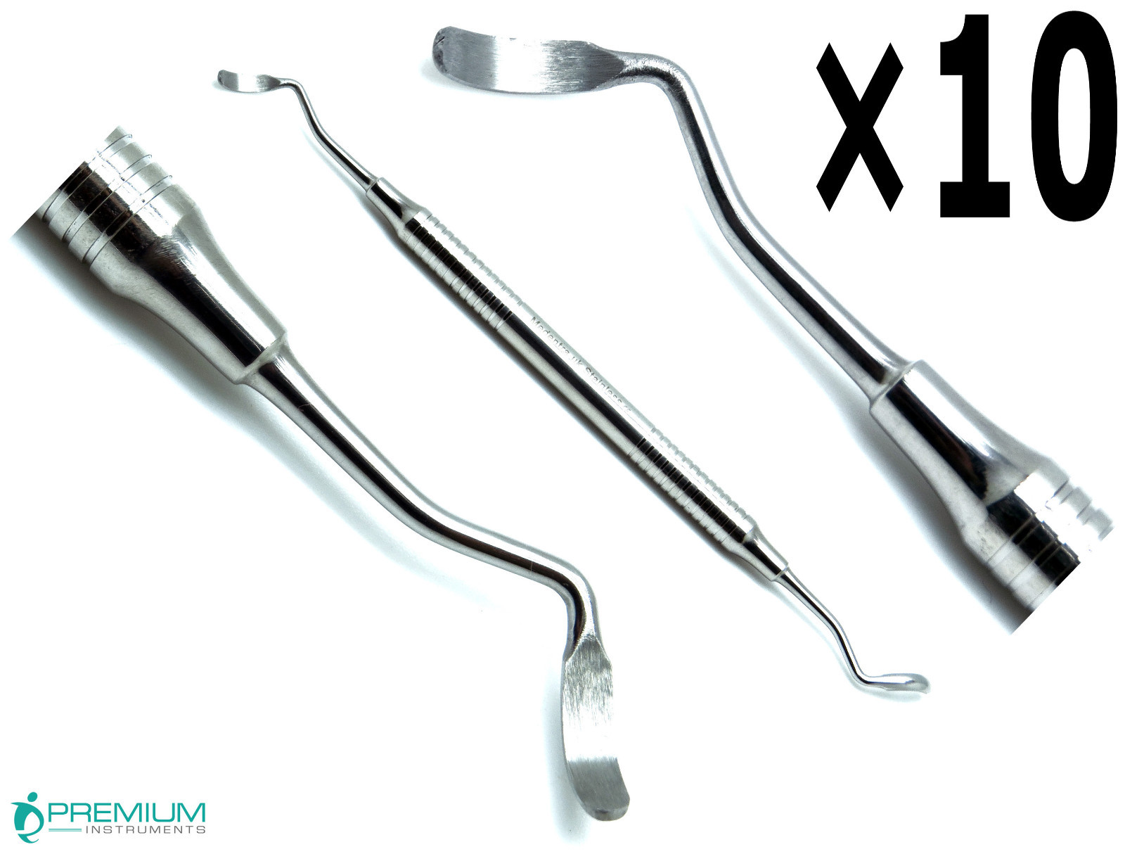 10× Premium Scraper Curve Blade Dental Grafting Surgical Implant Tools