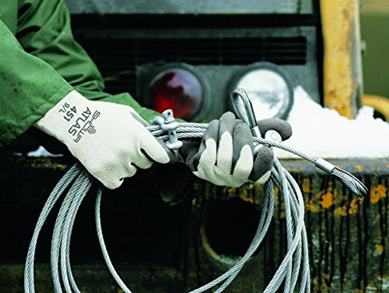 Showa 451 Therma Insulated Cold Weather Palm Coated Winter Work Gloves S-XL 1 PR