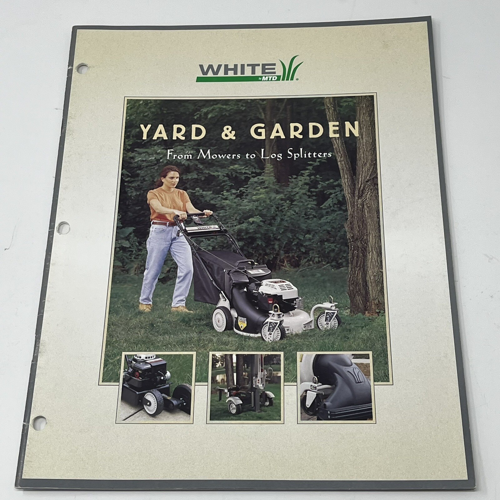 MTD White Yard Garden Lawn Mowers Log Splitters Outdoor Equipment Dealer Catalog