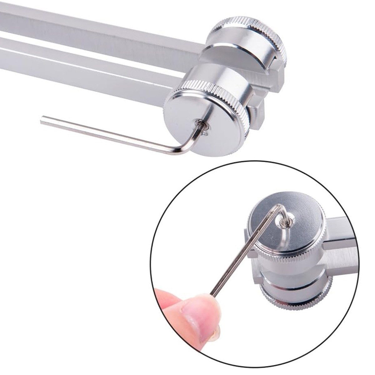128Hz Healing Tuning Fork with Silicone Hammer Sound Therapy Musical Instrument