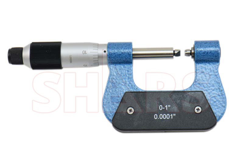 0- 1″ Screw Thread Micrometer .0001″ Graduation Anvil NEW ^}