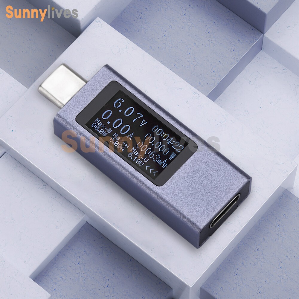 USB Type-C Power Tester Voltage Current Meter USB-C Multimeter DC 4-30V 0-12A US