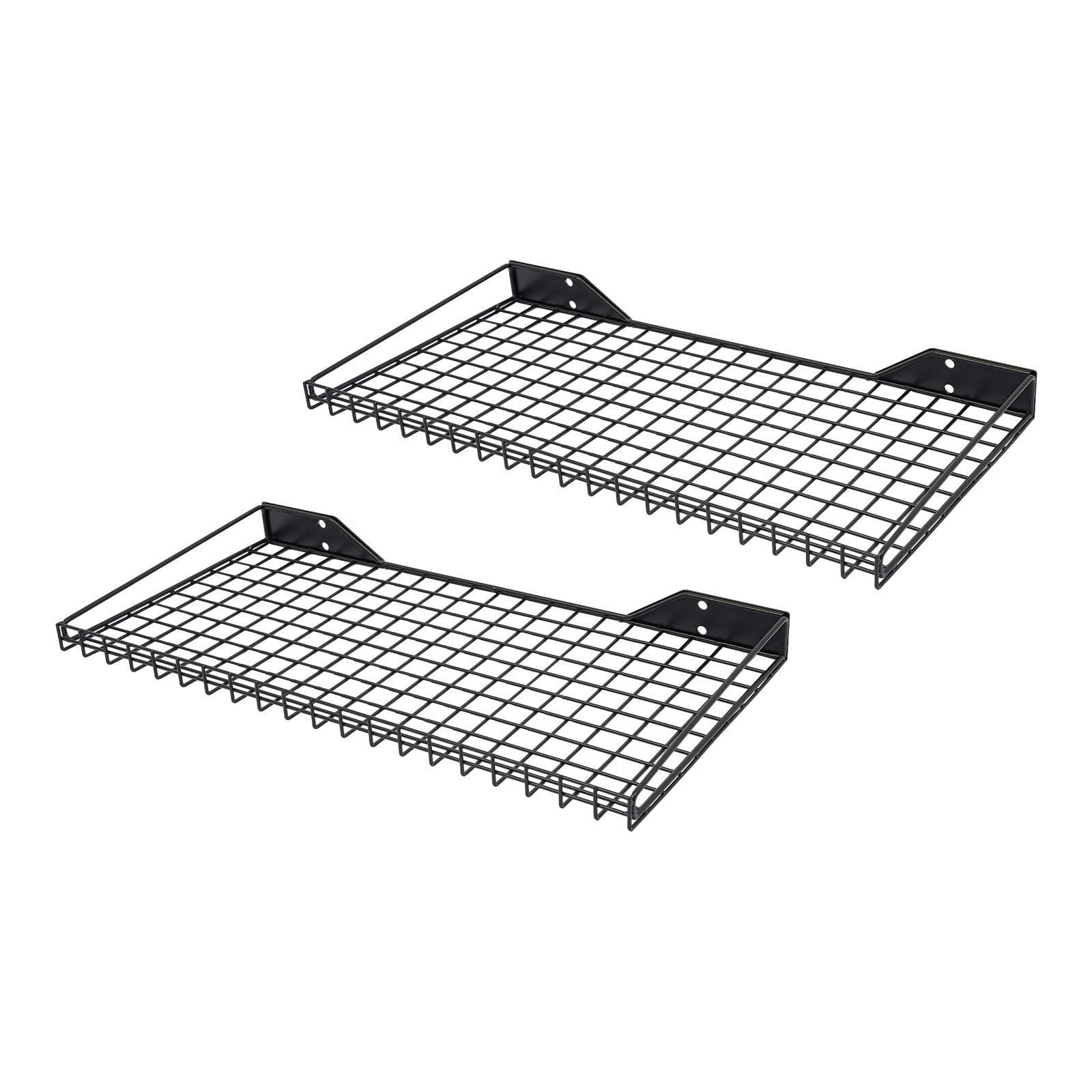 Wall Mount Mesh Storage Rack Garage Organizer For Basement Office Kitchen