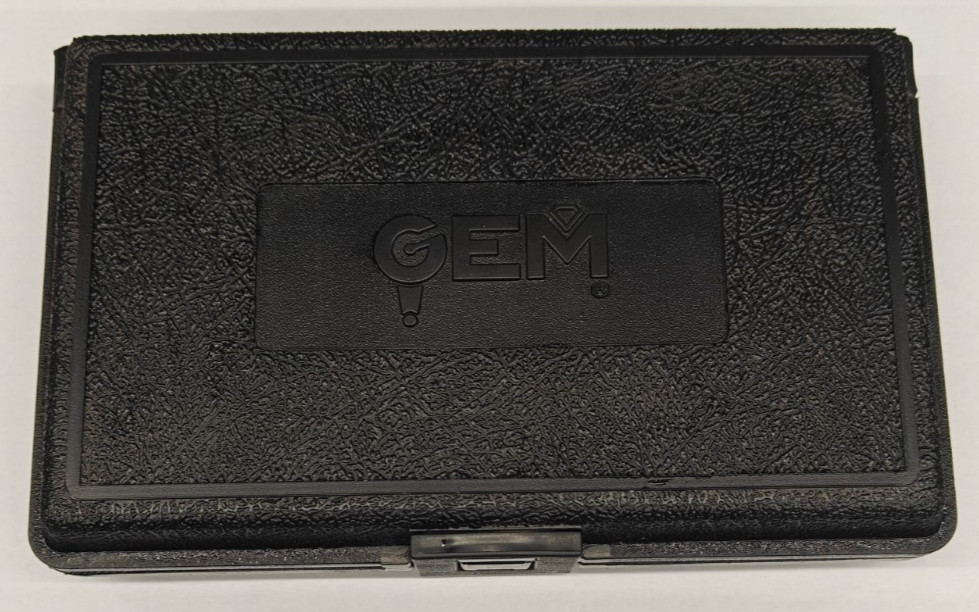 GEM 222M Jeweled Metric Dial Test Indicator .02mm Graduation 1mm Range USA