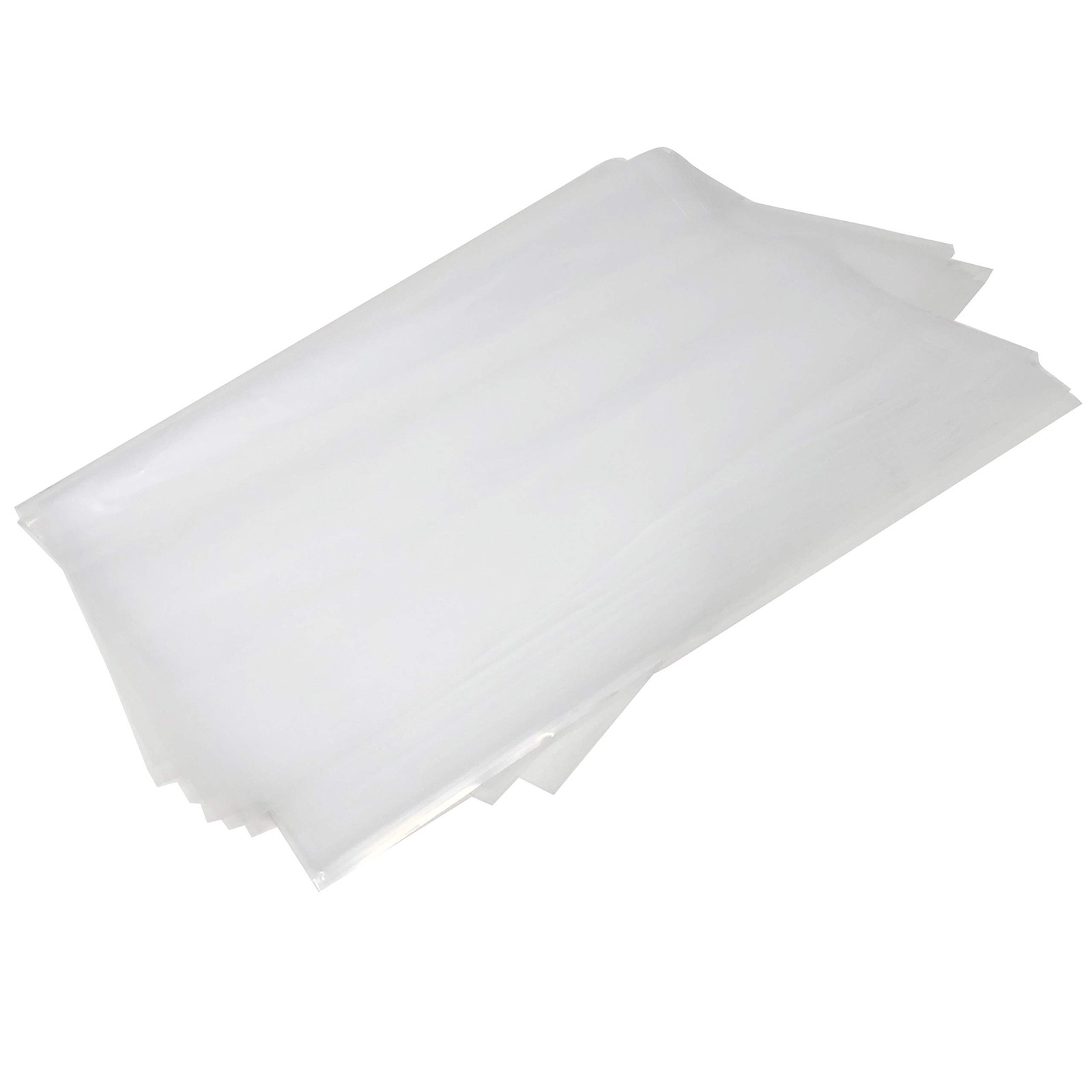 Allgala Heavy Duty PE Thick 3 mil Open-End Plastic Packaging Bags/Clear – 18×24-