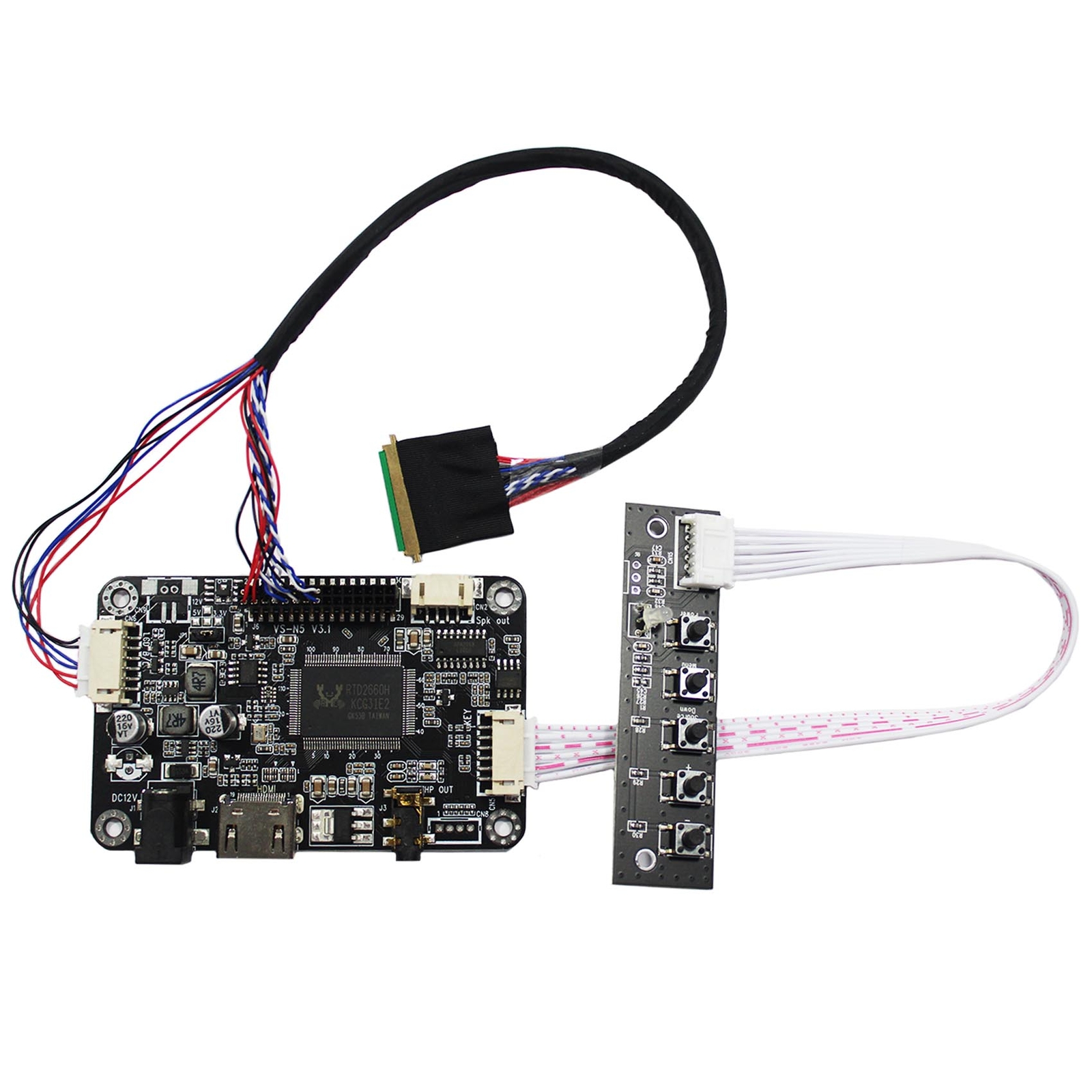 HDMI LCD Controller Board For 14 in 15.6 in 1366×768 40Pin LVDS interface LCD