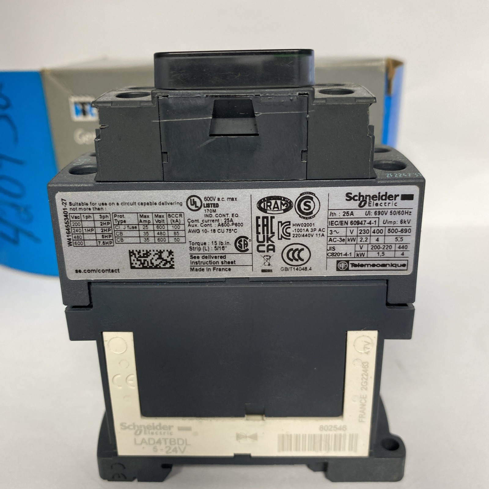 SCHNEIDER THERMO KING CONTACTOR 3P CIRCUIT BREAKER TeSys CONTROL LC1D09 OEM USA