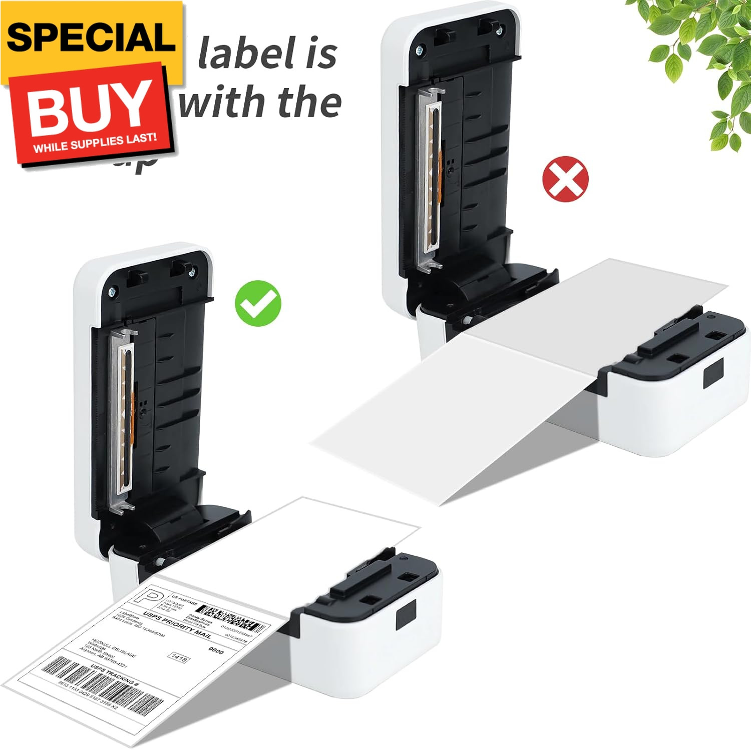 Fanfold 4 X 6 Direct Thermal Labels White Perforated Shipping Labels, 500Pcs per