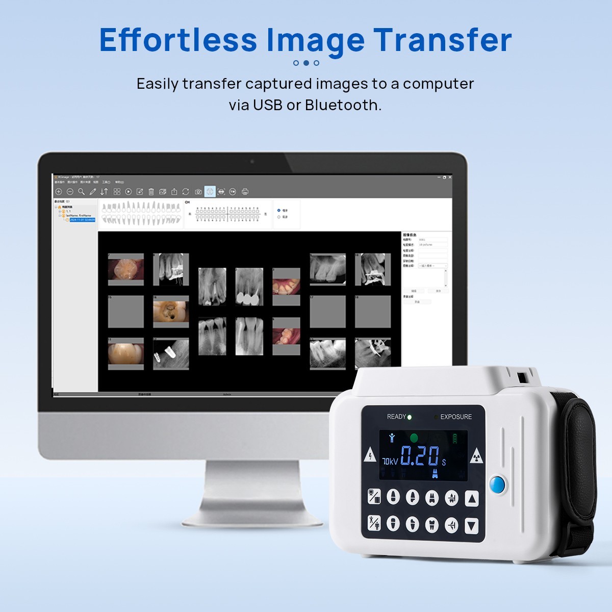 Dental X-Ray Positioner Digital Xray Sensor Holder Film Positioning System 2.0
