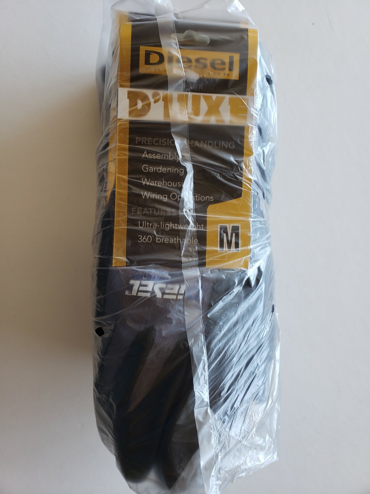 12-Pair Diesel D’LUXE Glove Ultra-Lightweight breathable Smooth palms Small – XL