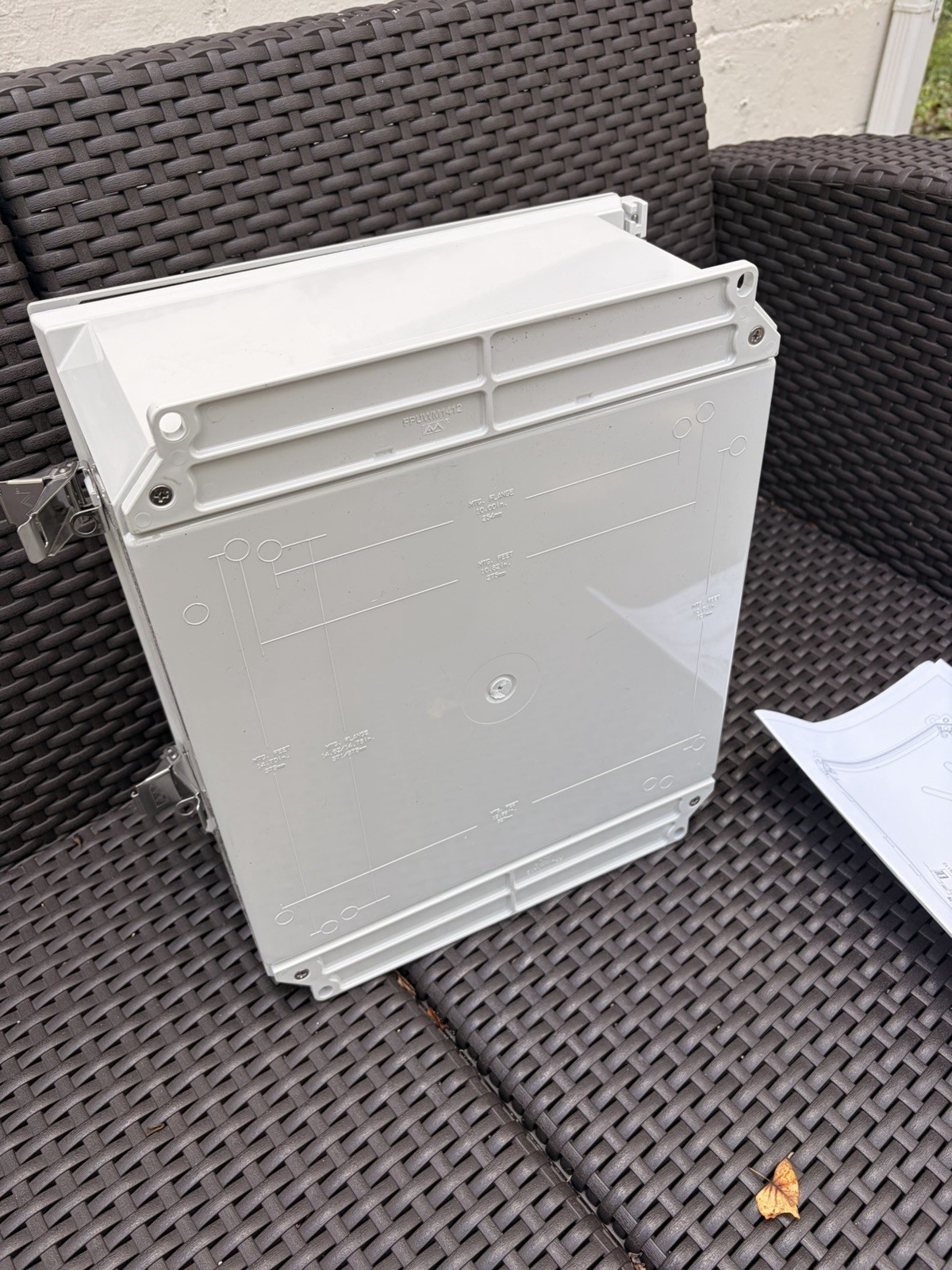 Allied Moulded AMP1426LF IP66 NEMA 4X Wireless Industrial Enclosure 14×26